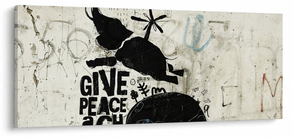 Slika - Slon nad tlemi (120x50 cm)