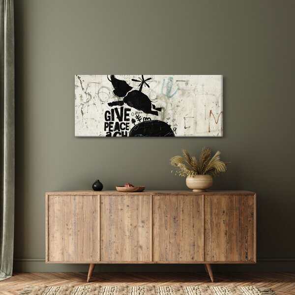 Slika - Slon nad tlemi (120x50 cm)