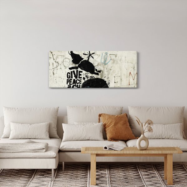 Slika - Slon nad tlemi (120x50 cm)