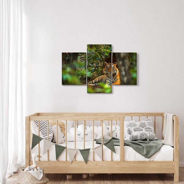Slika počivajočega tigra (90x60 cm)