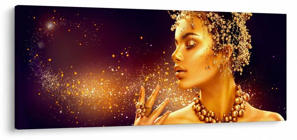 Slika - Zlata kraljica (120x50 cm)