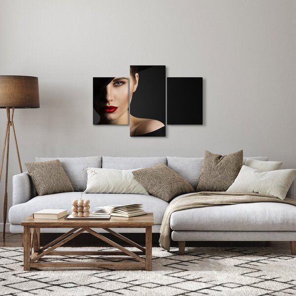 Slika - Portret ženske v klobuku (90x60 cm)