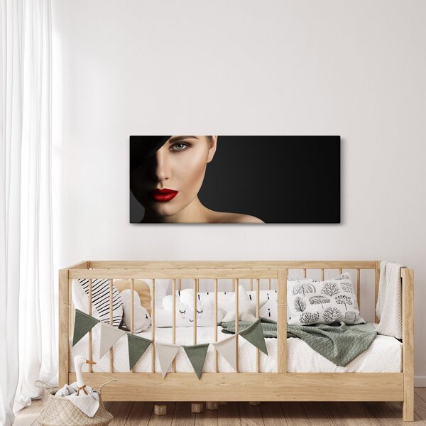 Slika - Portret ženske v klobuku (120x50 cm)