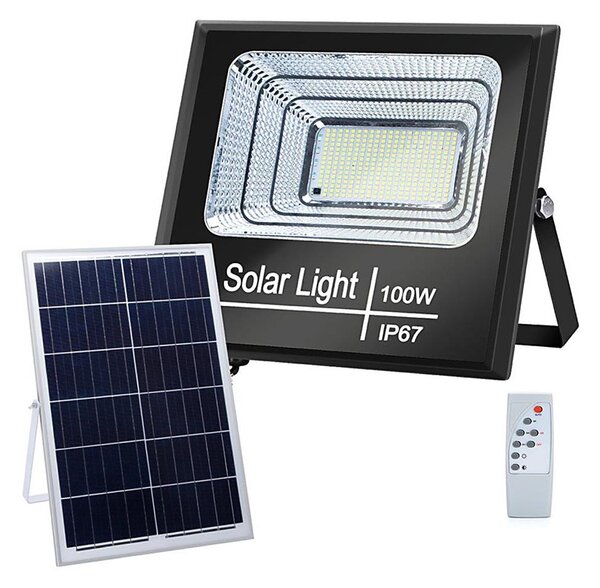 Aigostar - LED Prigušivi solarni reflektor LED/100W/3,2V IP67 + DU