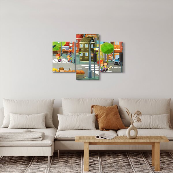 Slika - Otroško mesto (90x60 cm)
