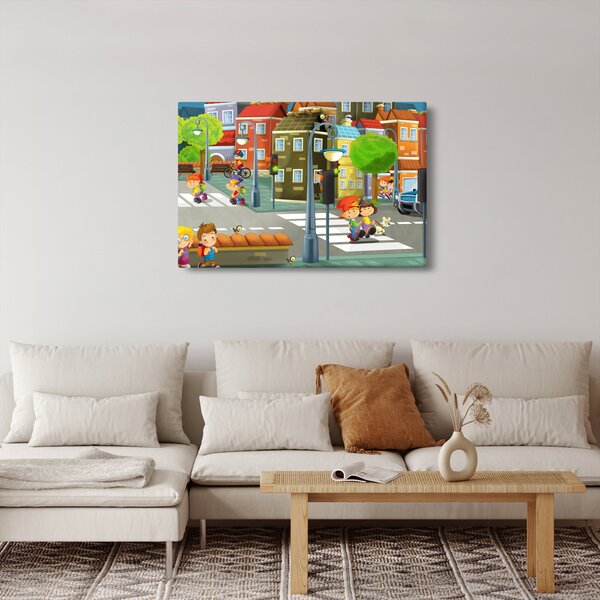 Slika - Otroško mesto (90x60 cm)