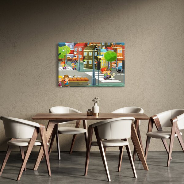 Slika - Otroško mesto (90x60 cm)