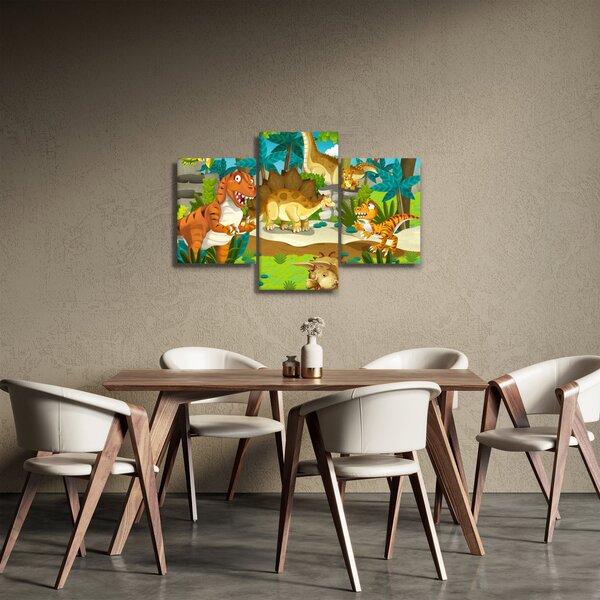 Slika - Dinozavri (90x60 cm)