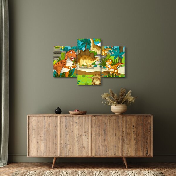 Slika - Dinozavri (90x60 cm)