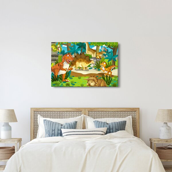 Slika - Dinozavri (90x60 cm)