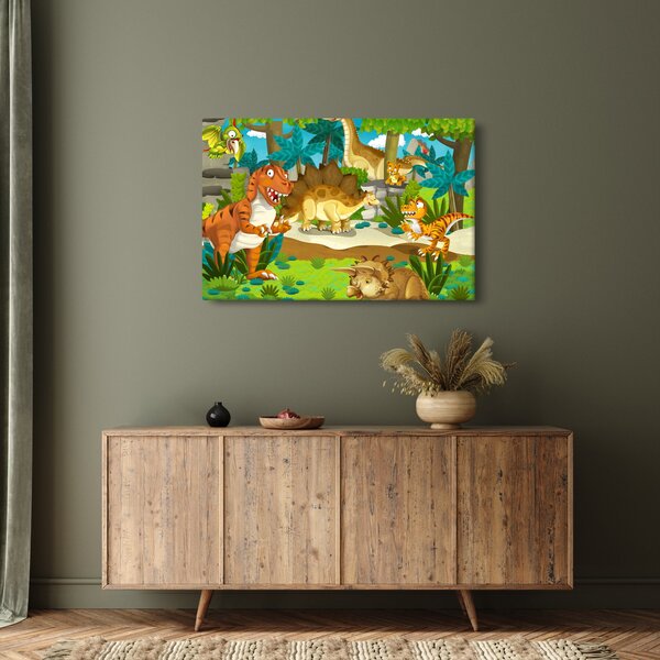 Slika - Dinozavri (90x60 cm)