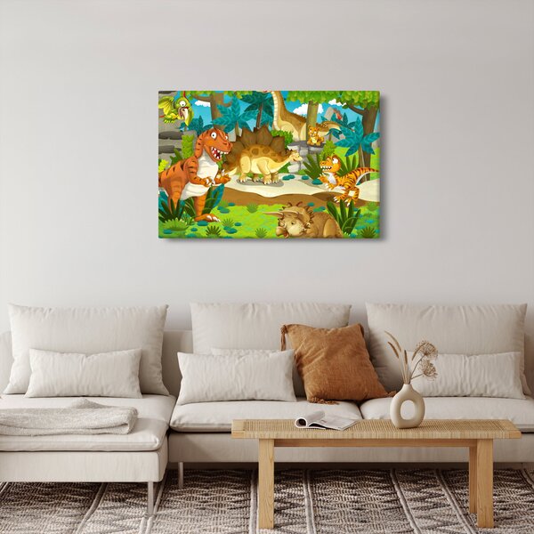 Slika - Dinozavri (90x60 cm)