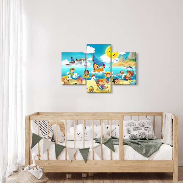 Slika - Dan na plaži (90x60 cm)