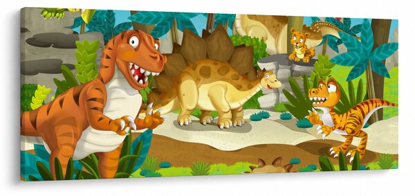 Slika - Dinozavri (120x50 cm)