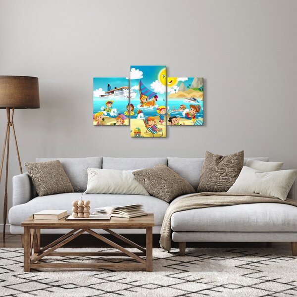 Slika - Dan na plaži (90x60 cm)