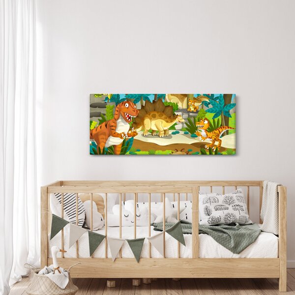 Slika - Dinozavri (120x50 cm)