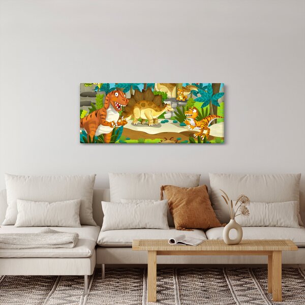 Slika - Dinozavri (120x50 cm)