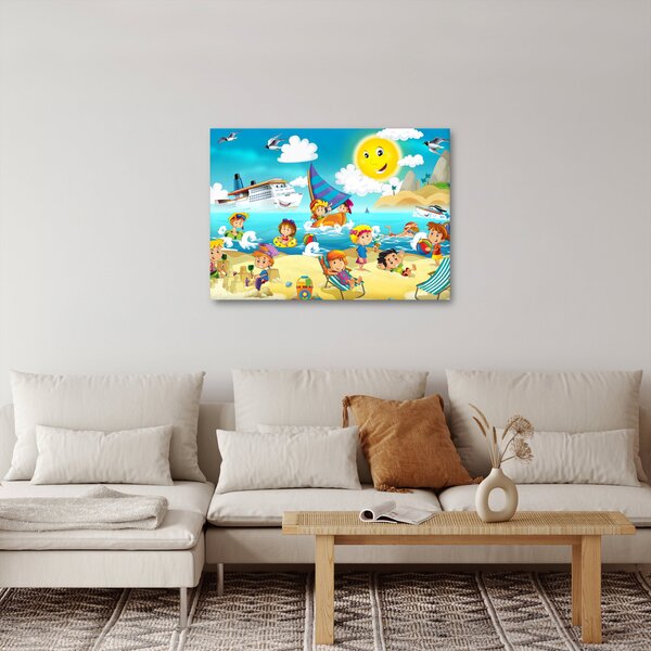 Slika - Dan na plaži (70x50 cm)