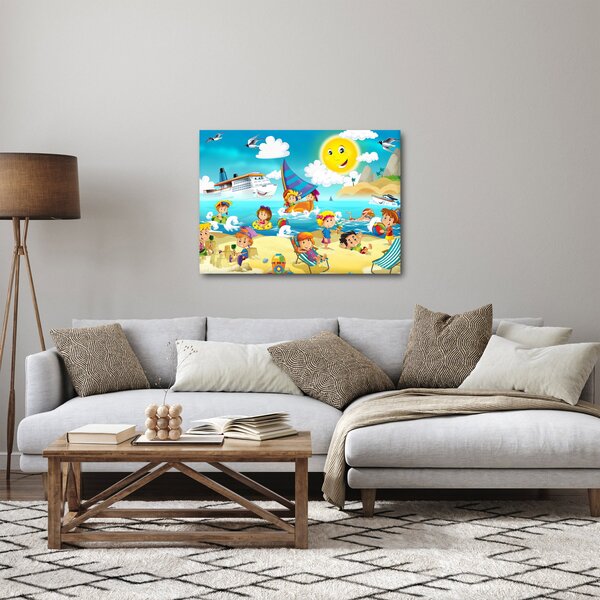 Slika - Dan na plaži (70x50 cm)