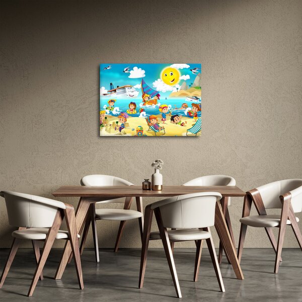 Slika - Dan na plaži (70x50 cm)