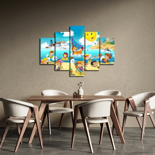 Slika - Dan na plaži (150x105 cm)
