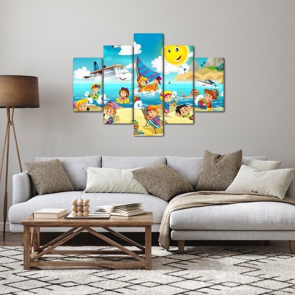 Slika - Dan na plaži (150x105 cm)