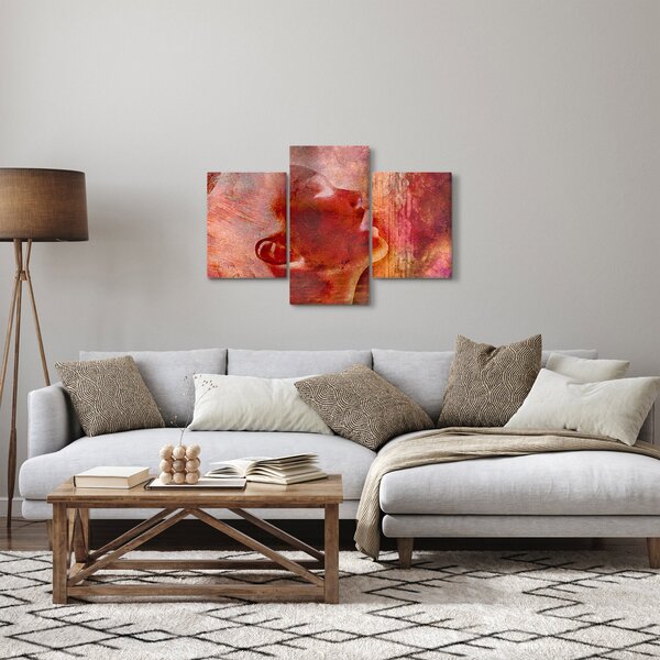 Slika - profil ženskega obraza (90x60 cm)