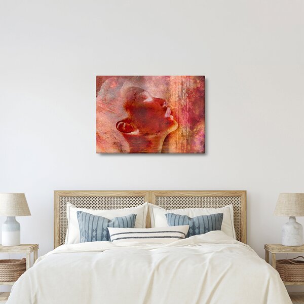 Slika - profil ženskega obraza (70x50 cm)