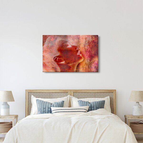 Slika - profil ženskega obraza (90x60 cm)