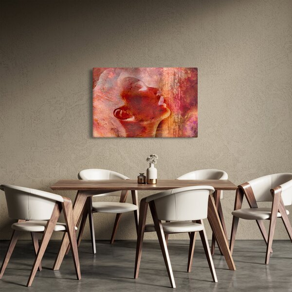 Slika - profil ženskega obraza (90x60 cm)