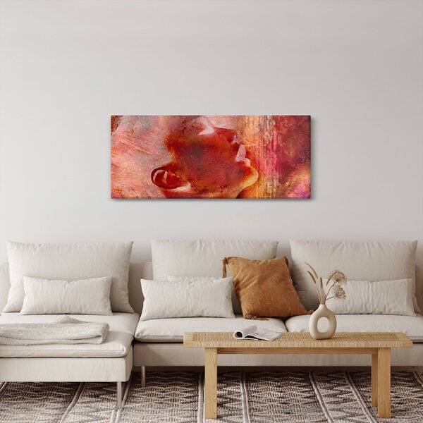 Slika - profil ženskega obraza (120x50 cm)