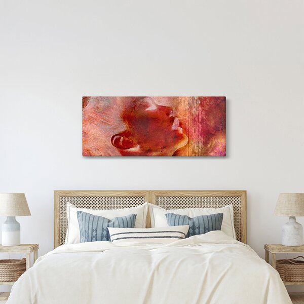 Slika - profil ženskega obraza (120x50 cm)