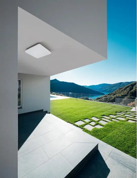 PLAFONJERA TOMMY LED 24W/3000K/1920lm/28x28x6cm/ IP54 ANTRACIT NL9521002