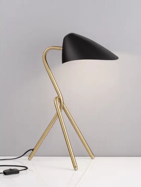 CORK STOLNA LAMPA E27 /IP20/CRNA & ZLATNA NL9501234