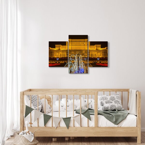 Slika - Palača parlamenta, Bukarešta Romunija (90x60 cm)