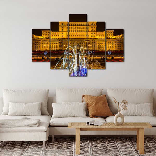 Slika - Palača parlamenta, Bukarešta Romunija (150x105 cm)