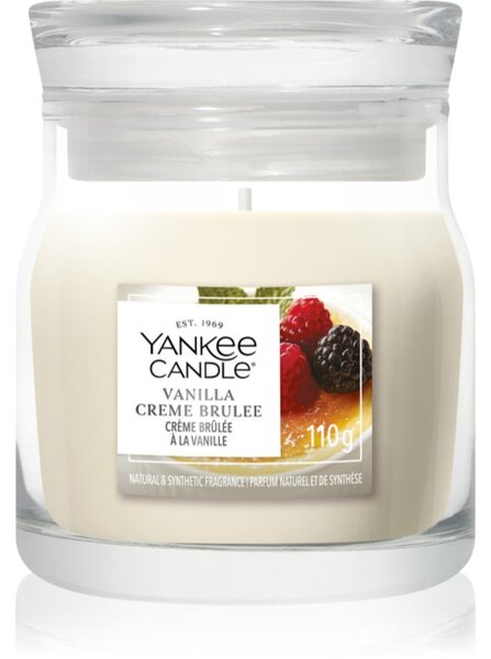 Yankee Candle Vanilla Crème Brûlée mirisna svijeća Signature 110 g