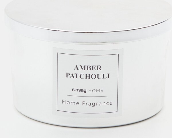 Sinsay - Svijeća s tri fitilja Amber Patchouli