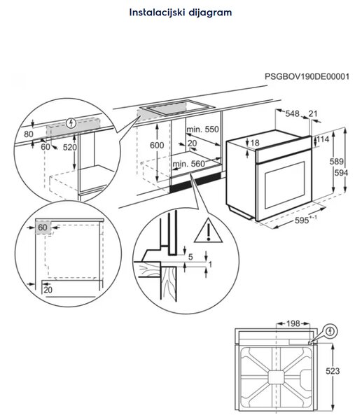 PEĆNICA ELECTROLUX EOC 6P77H