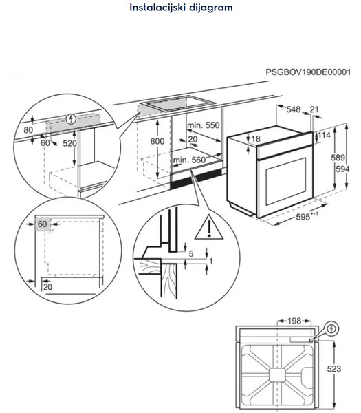 PEĆNICA ELECTROLUX EOE 7P31X