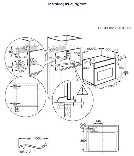 PEĆNICA ELECTROLUX S MIKROVALOVIMA LVM 6E46Z