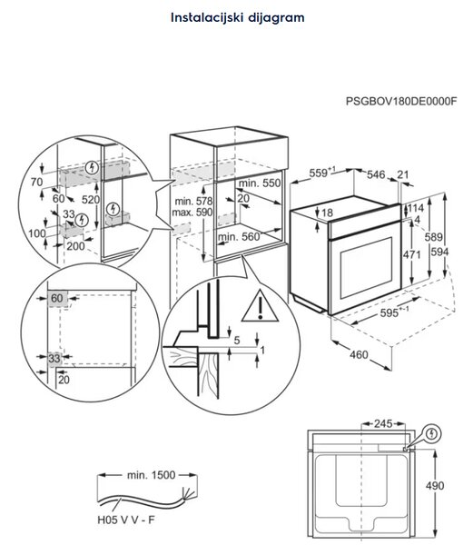 PEĆNICA ELECTROLUX EOE 9P3XT