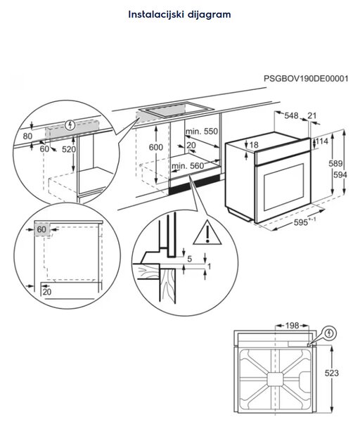 PEĆNICA ELECTROLUX EOE 8P39H