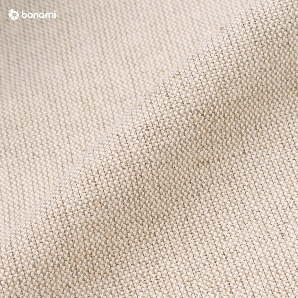 Sivo-bež lanena sklopiva sofa 140 cm Roots Carob – Karup Design
