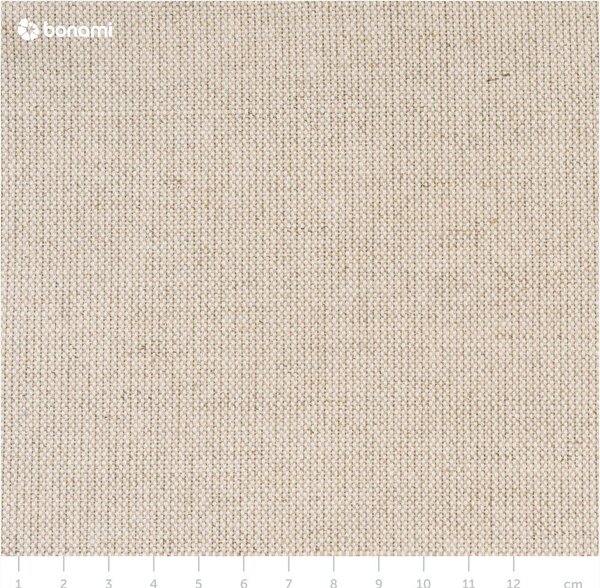 Sivo-bež lanena sklopiva sofa 140 cm Roots Carob – Karup Design