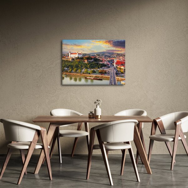 Slika - Panorama Bratislave, Slovaška (70x50 cm)