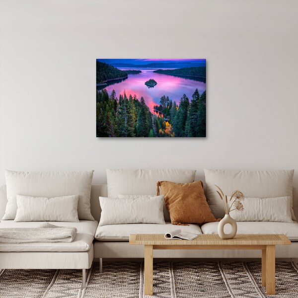 Slika - jezero Tahoe, Sierra Nevada, Kalifornija, ZDA (70x50 cm)