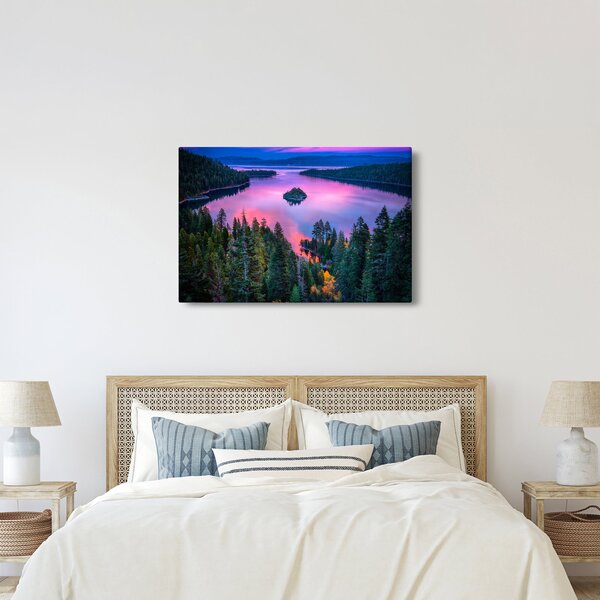 Slika - jezero Tahoe, Sierra Nevada, Kalifornija, ZDA (90x60 cm)
