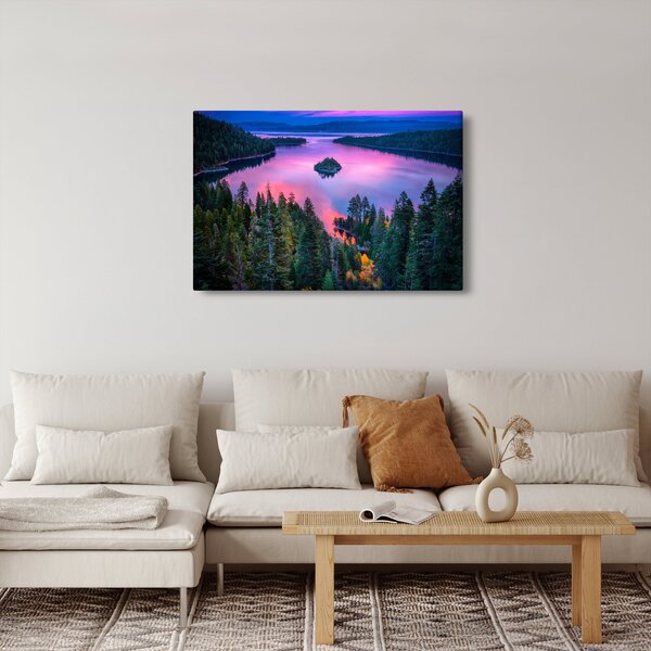 Slika - jezero Tahoe, Sierra Nevada, Kalifornija, ZDA (90x60 cm)