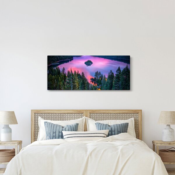 Slika - jezero Tahoe, Sierra Nevada, Kalifornija, ZDA (120x50 cm)